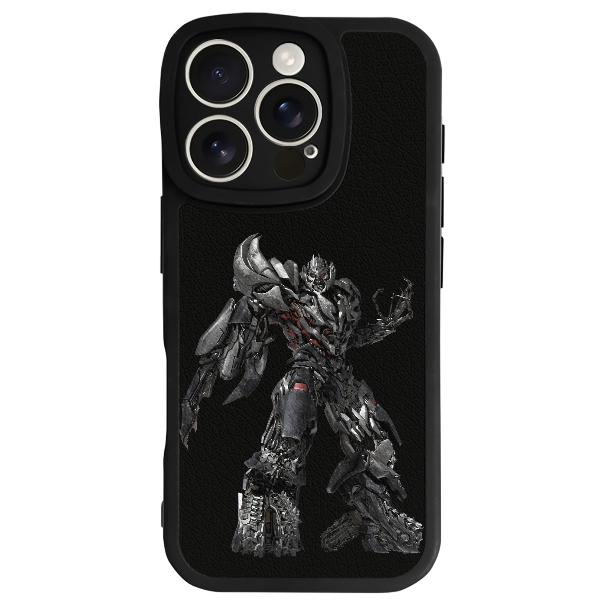 （画像用） Transformers トランスフォーマー 【iPhone 16シリーズ対応】シリコンスマホケース（レザー調） 材質：シリコン